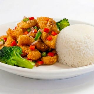 Salt & Pepper Fish Rice Plate