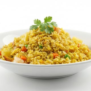 Singapore Fried Rice (Curry)