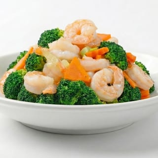 Shrimp and Broccoli - Clear Garlic Sauce